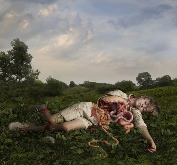 Photograph Todd Baxter Owl Scouts Bear Attack on One Eyeland